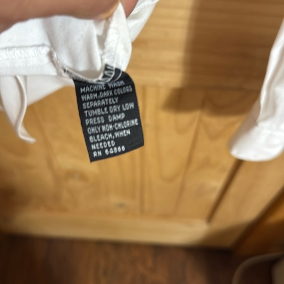 DOMANI Men's White Dress Shirt - Picture 4 of 4